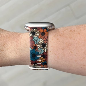 Floral Watch Band Compatible with Apple Watches Samsung Garmin