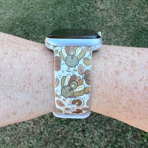 Thanksgiving Turkey Watch Band Compatible with Apple Watch Samsung Garmin