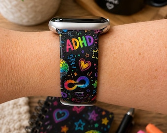ADHD Awareness Watch Band | Neurodiversity Smartwatch Strap