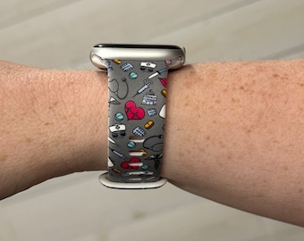 Nurse Watch Band Compatible with Apple Watch Samsung Garmin