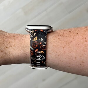 Pumpkin Watch Band Compatible with Apple Watch Samsung Garmin