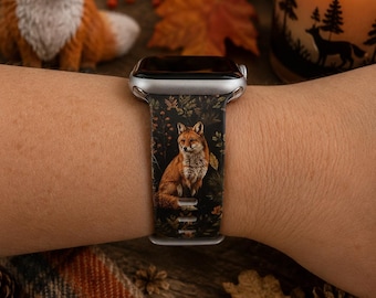 Realistic Fox Watch Band | Woodland Forest Smart Watch Band | Nature Lover Wristband