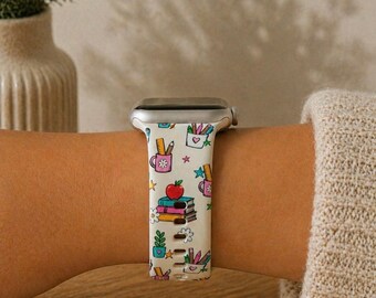 Correa para reloj de profesor compatible con Apple Watch, Samsung y Garmin.