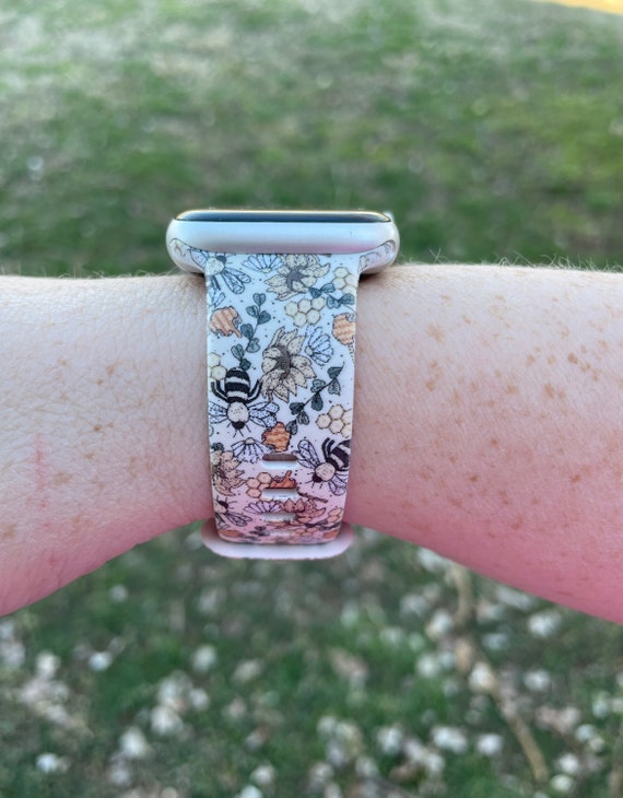 Honey Bee Watch Band Compatible With Apple Watch Samsung 
