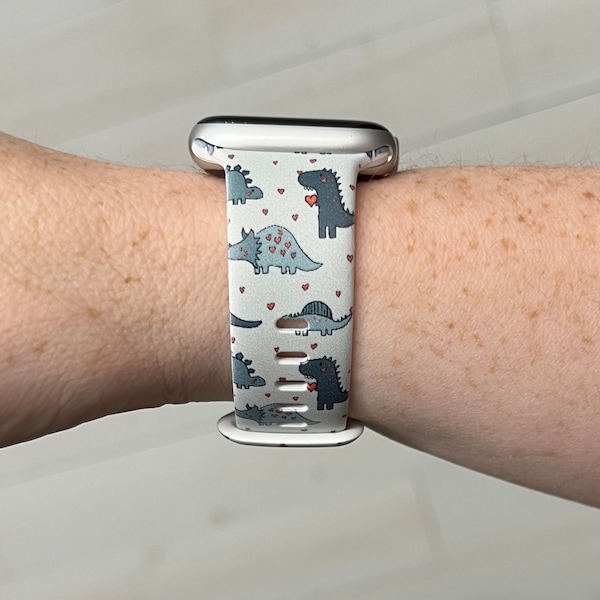 Valentines Dino Watch Band