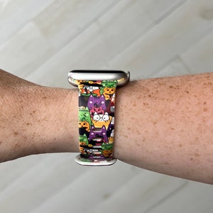 Candy Corn Watch Band Compatible with Apple Watch Samsung Garmin