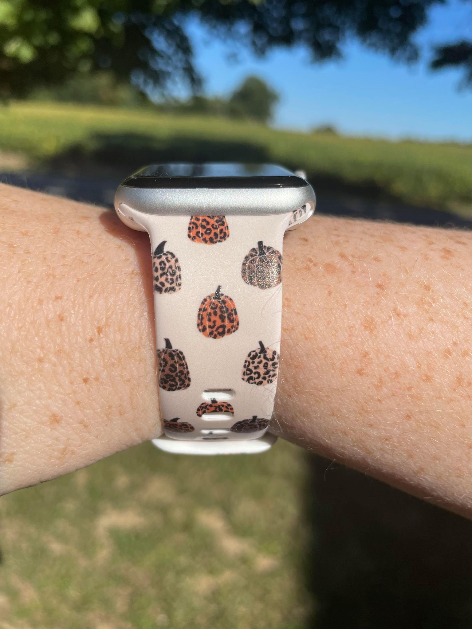 Leopard Pumpkin Watch Band