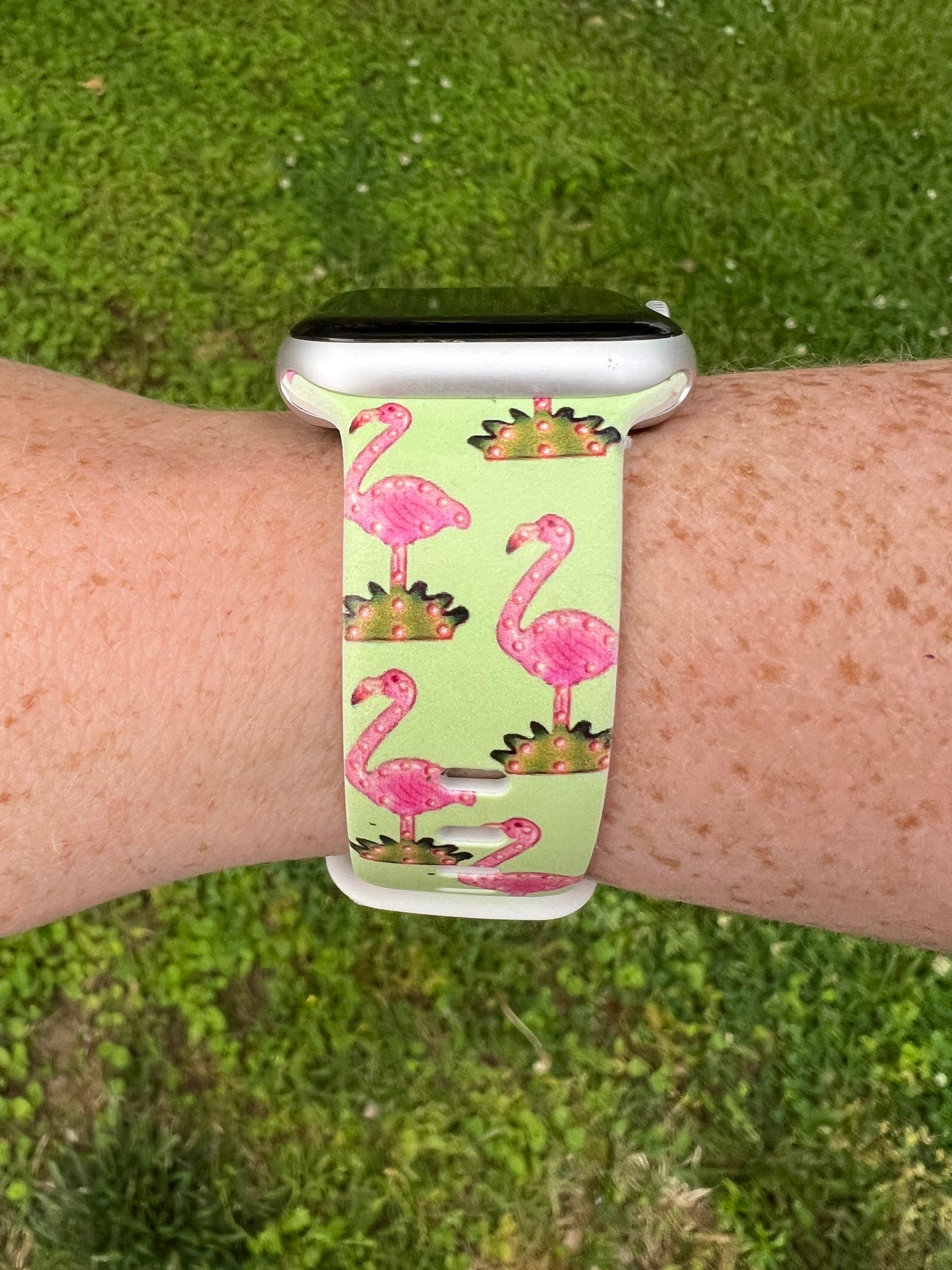 Flamingo apple watch band clearance