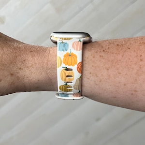 Pumpkin Watch Band Compatible with Apple Watch Samsung Garmin