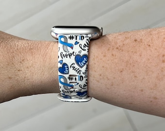 Type 1 Diabetes Watch Band Compatible with Apple Watches Samsung Garmin