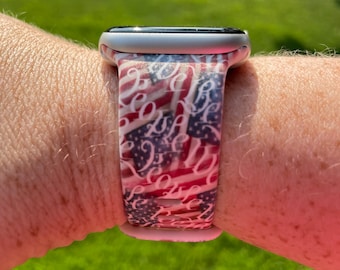We The People Watch Band Compatible with Apple Watch Samsung Garmin
