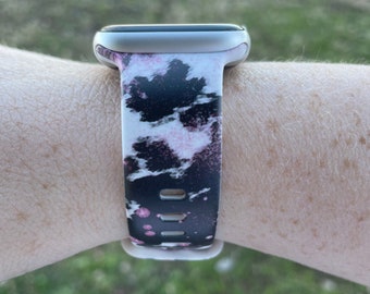 Cow Watch Band Compatible with Apple Watch Samsung Garmin