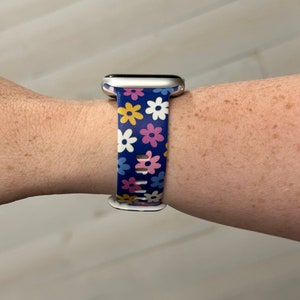 Floral Watch Band Compatible with Apple Watch Samsung Garmin