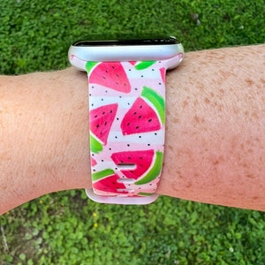 Watermelon Watch Band Compatible with Apple Watch Samsung Garmin