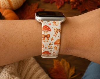 Cottagecore Mushroom Watch Band