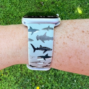 Shark Watch Band Compatible with Apple Watch Samsung Garmin