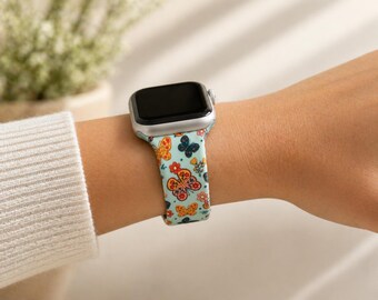 Correa de reloj Butterfly compatible con Apple Watch, Samsung y Garmin.
