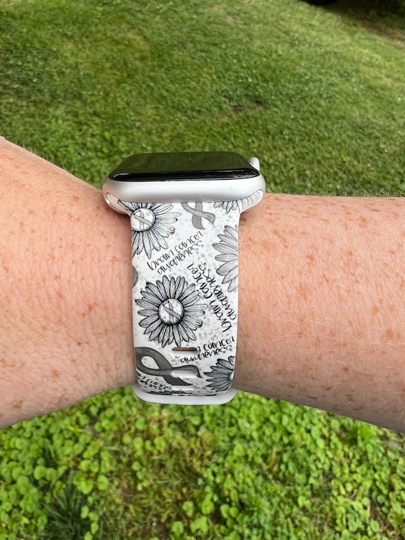 Brain Cancer Awareness Watch Band Compatible with Apple Watch Samsung Garmin