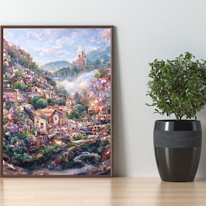Charming Prints | DIGITAL | AI Art - Unique Living Room Wall Art Idea, Printable Wall Art, Unique Design Produced with AI