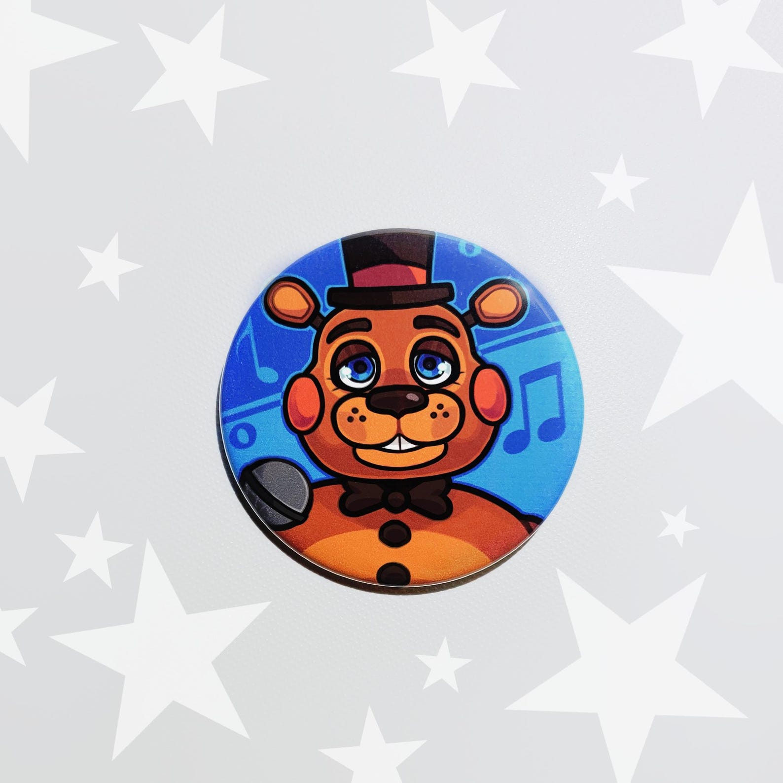 Five Nights at Freddy's 2 Inspired LARGE Pins/buttons toy Freddy, Toy ...