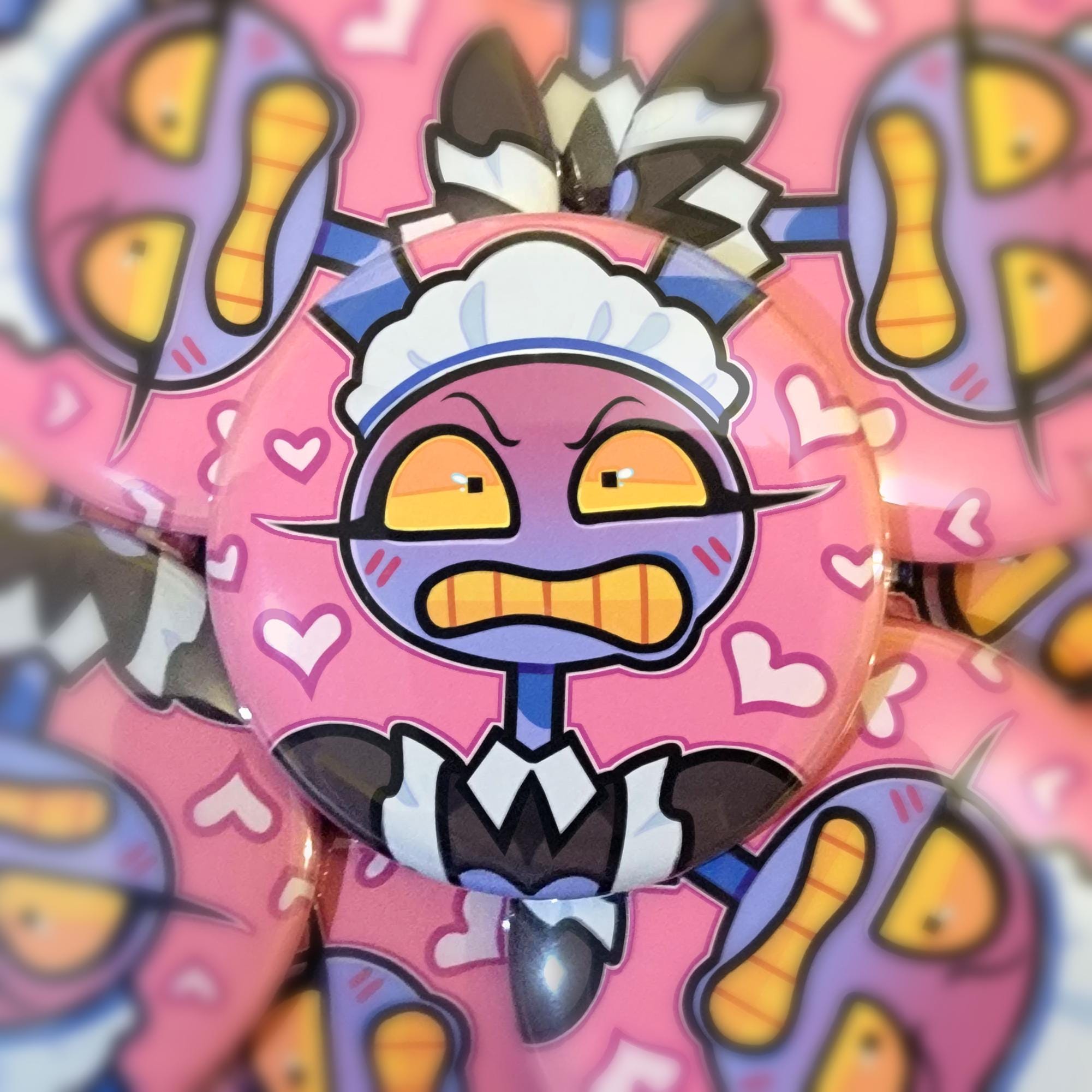 Jax Maid Outfit (the Amazing Digital Circus) LARGE Pin/button