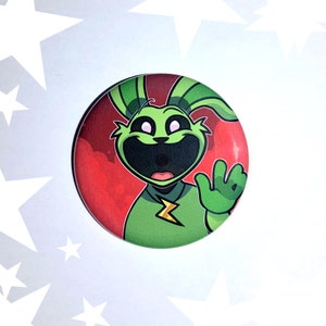 Smiling Critters POPPY PLAYTIME Button/pins Set 2.25 In catnap, Dogday ...