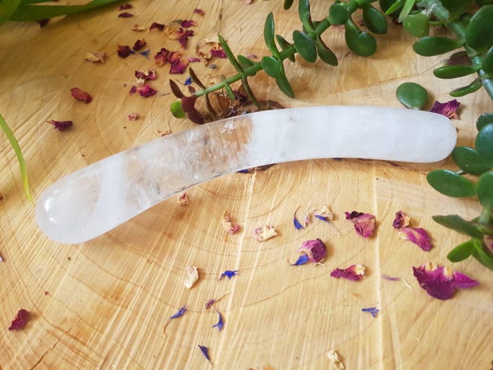 High Quality Clear Quartz Yoni Wand Crystal Healing Crystals Etsy