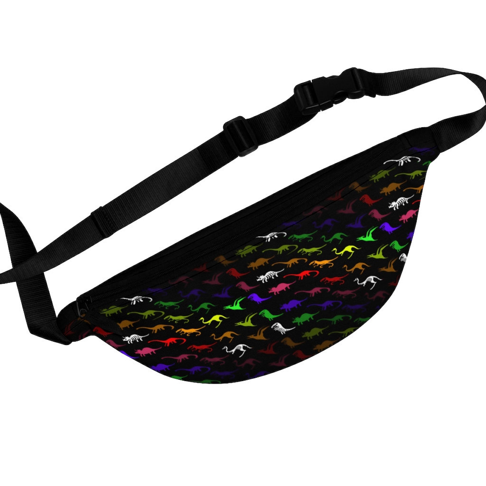 Rainbow Dinosaur Fanny Pack