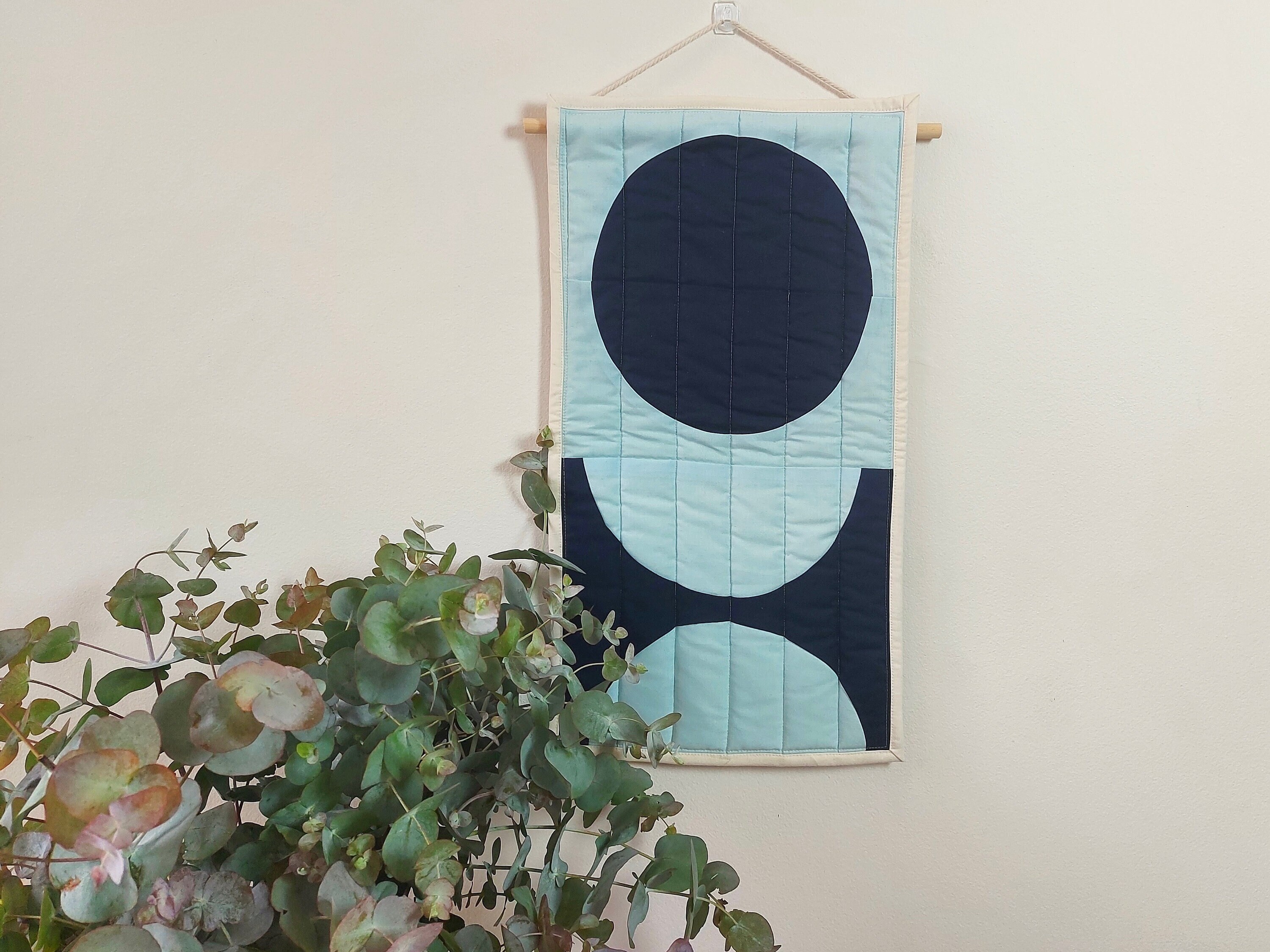 | de Suspension Murale Matelassée Circulaire | Géométrique Décor Mural Minimal