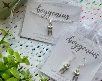 Boygenius Inspired Tooth Earrings, Necklace and/or Bracelet | 15% Off Set with Code | Gift Packaging | 925 Sterling Silver Stamped