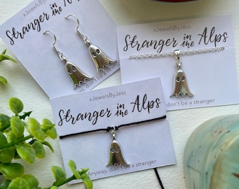 Phoebe Bridgers - Stranger in the Alps Earrings/Necklace/Bracelet | 15% Off Set with Code | Gift Packaging | 925 Sterling Silver Stamped