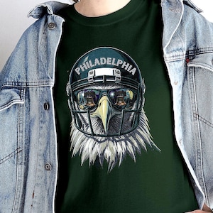 Philadelphia Football Unisex Heavy Cotton Tee Funny Eagles Football Fan Shirt Sports Tee Tailgating Game Day Apparel, Liberty Bell Shirt