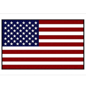 American Flag Magnet, USA Magnet, Car Magnet, Refrigerator Magnet, Patriotic Bumper Magnet, Durable, Outdoor, United States of America