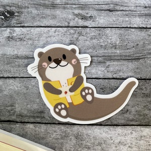 crescent city postal service, otter, HOEAB, Sticker, Matte, Holographic