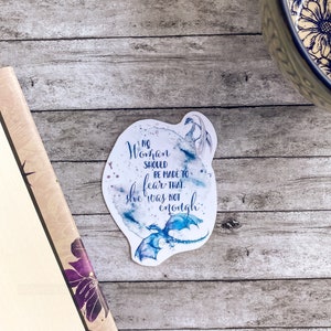 Priory of the orange tree, No woman should be made to fear, bookish sticker