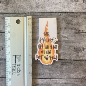 Lehabah Magnetic Bookmark, 'My friends are with me'