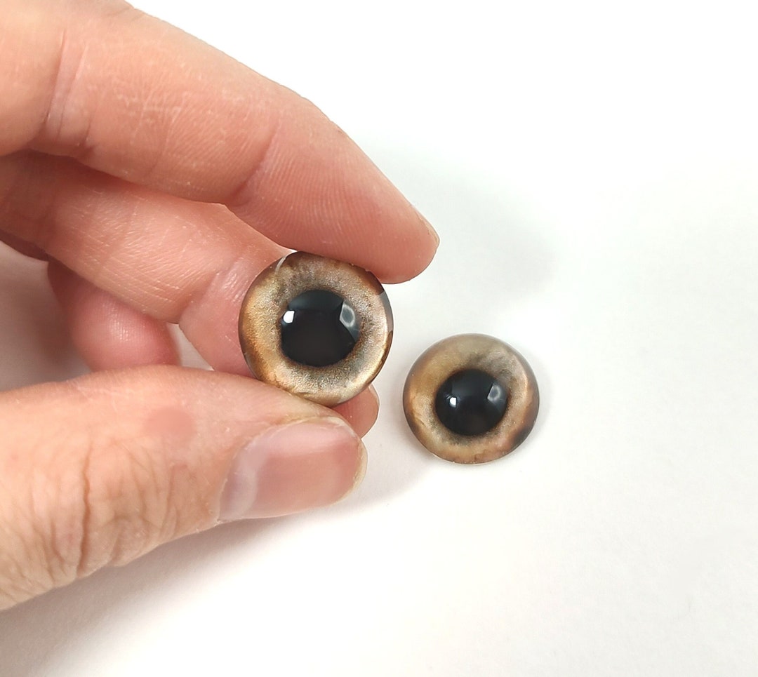 Choose a Size, Hazel Rabbit Taxidermy Eyes, Glass Craft Eyes - Etsy