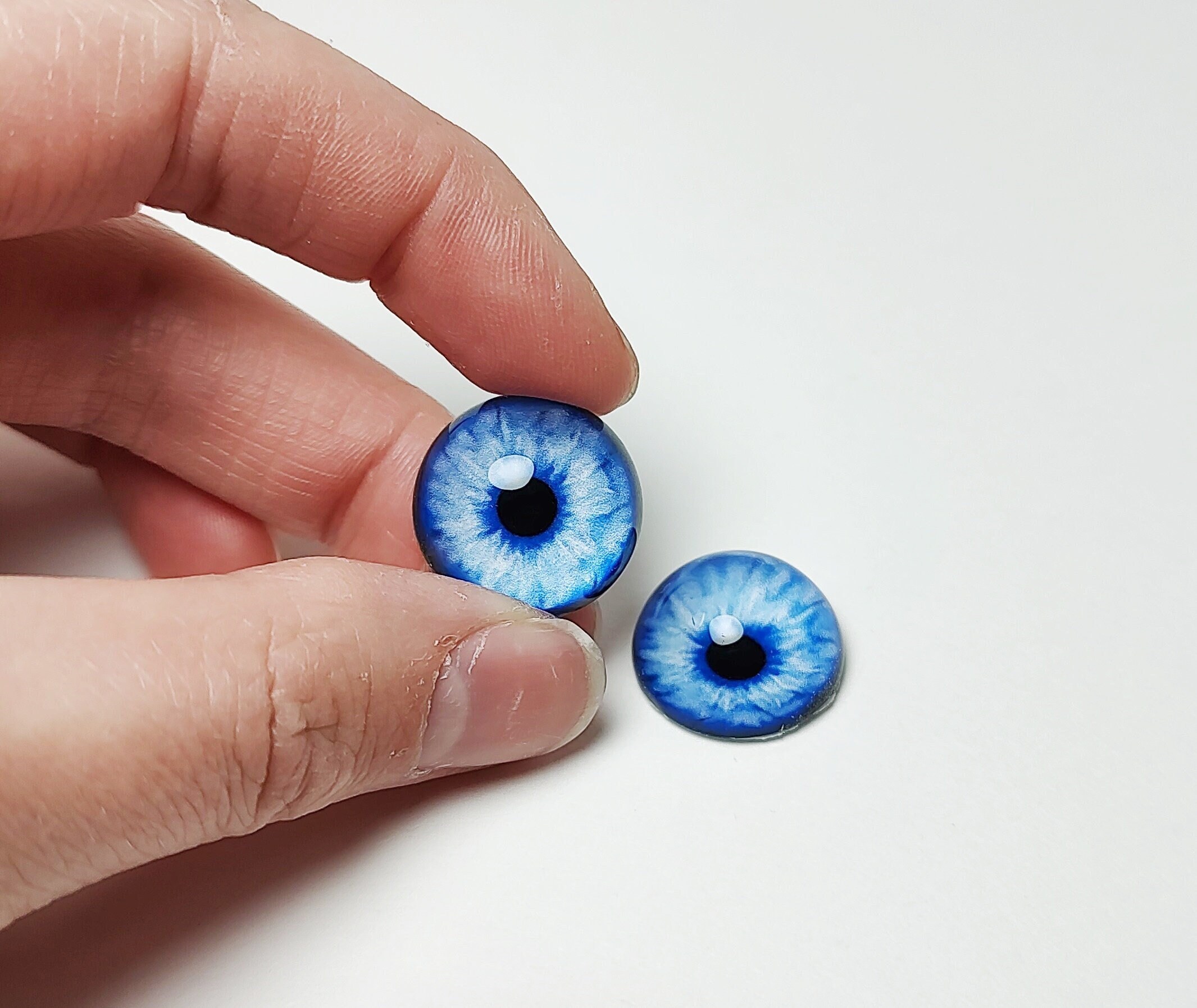 Sky Blue Wolf CW3 Taxidermy Eyes, Glass Eyes, Craft Eyes, Made to