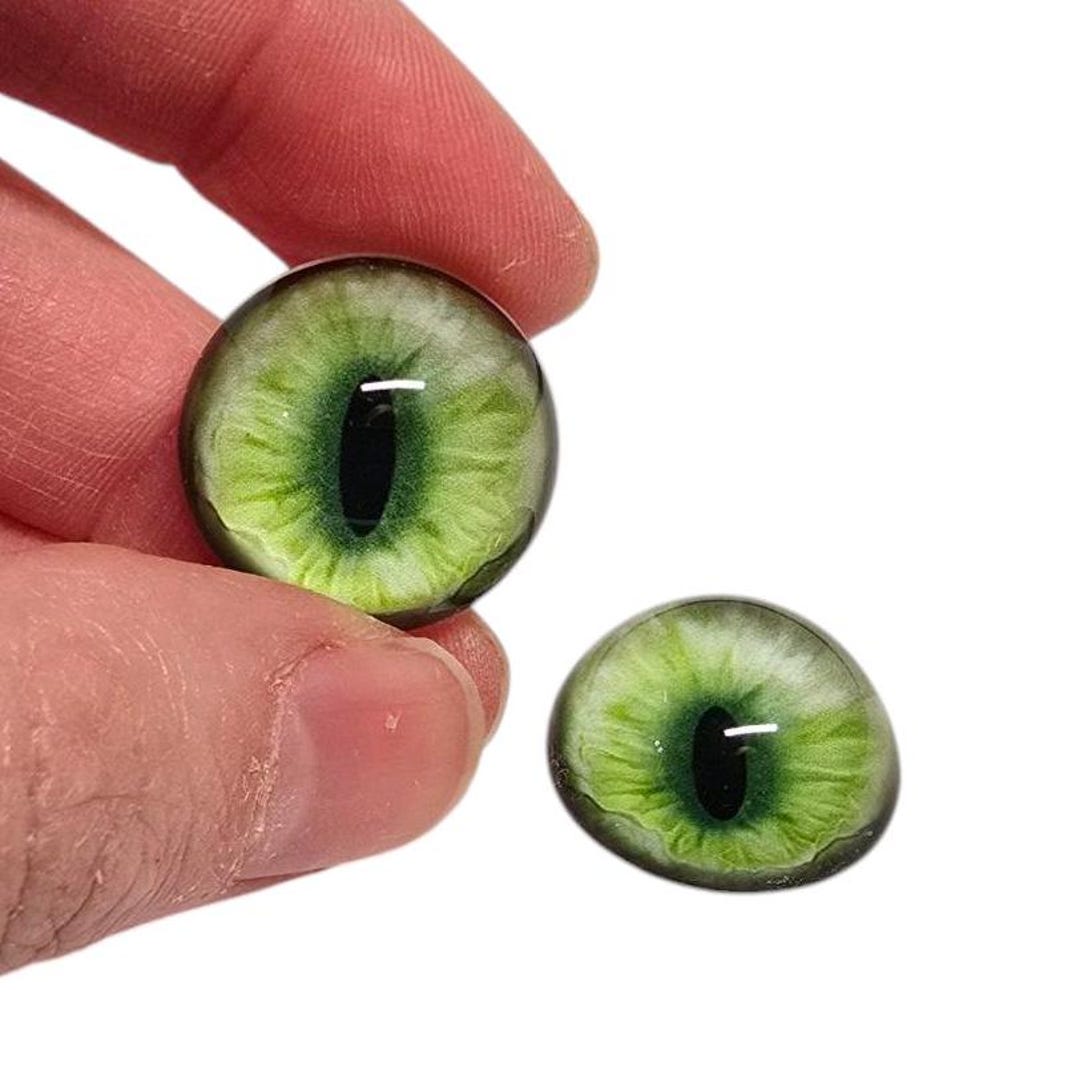 希少2012 ケナン Kenan Tiemeyer EYE OF GOD ガラス Verdant Green Fox MC20 Taxidermy Eyes, Glass Eyes, Craft Eyes - Etsy