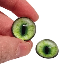 Verdant Green Fox MC20 Taxidermy Eyes, Glass Eyes, Craft Eyes - Etsy