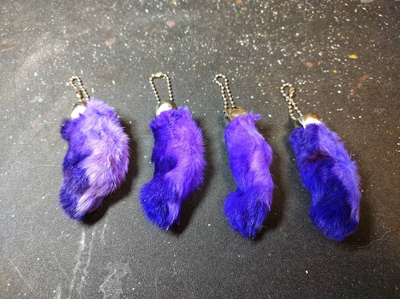 Porte-Clés Perles Lapin Violet – Mignon Et Fait Main (Neuf Sans étiquette)