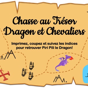 Chasse au trésor, Dragon et Chevaliers, Fichier à télécharger
