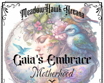 GAIA'S EMBRACE - MOTHERHOOD Intention Wax Melts with Crystals and Botanicals | Fresh Sheets & Sunshine