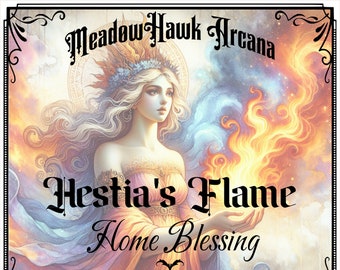 HESTIA'S FLAME - HOME Intention Wax Melts with Crystals and Botanicals | Amber & Plum Scent