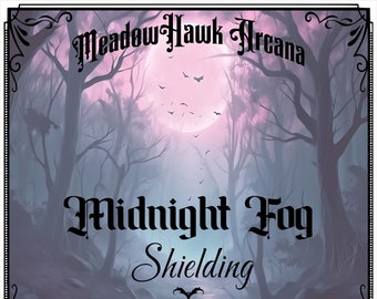 MIDNIGHT FOG - SHIELDING Intention Wax Melts w/ Crystals and Botanicals | Ocean Air & Water Clover Scent