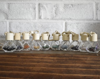 Custom Crystal Hanging Car Diffuser with Refill