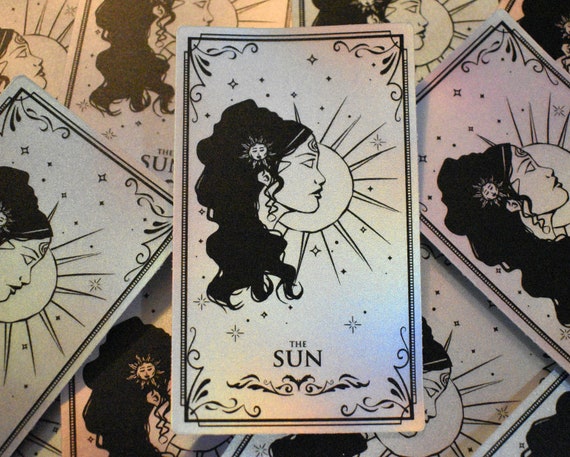 Tarot Card Stickers - Iridescent/Holographic