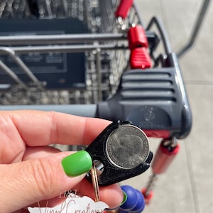 Aldi Quarter Holder Keychain, Convenient & Durable Coin Organizer