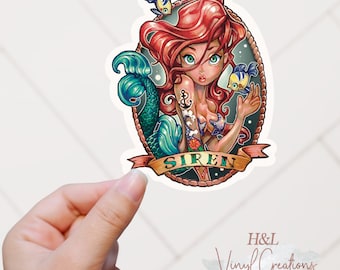 Little Mermaid Punk Sticker 