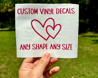Custom Vinyl Decal: Personalized Car Decals, Stickers